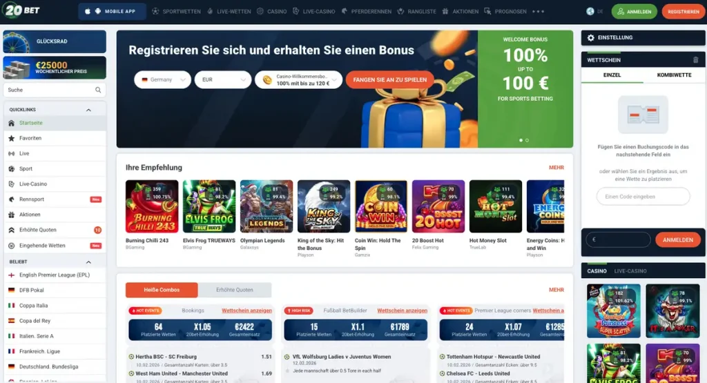 20bet casino